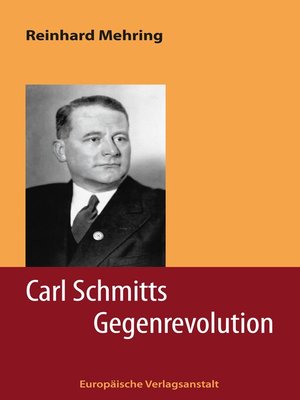 cover image of Carl Schmitts Gegenrevolution